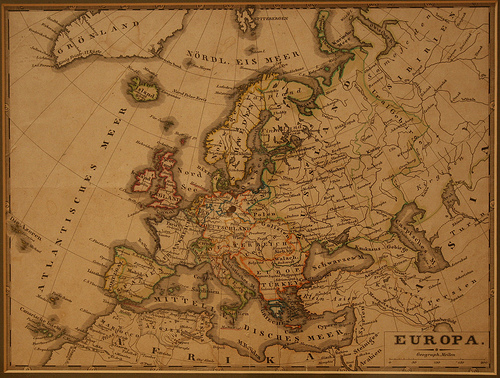 map of europe countries only. A map of Europe,